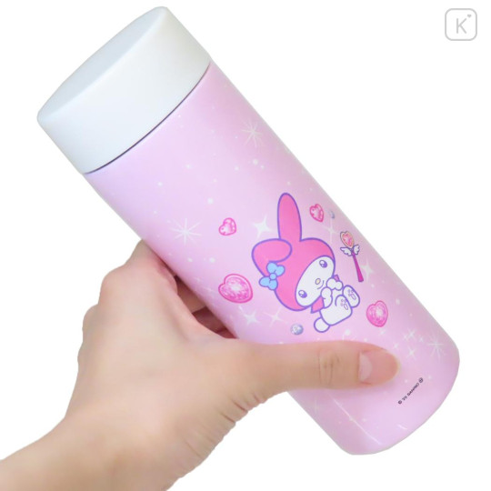 Japan Sanrio Stainless Steel Bottle 350ml - My Melody : Heart-pounding Memories Heisei Retro - 2