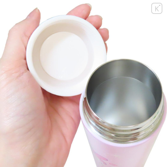 Japan Sanrio Stainless Steel Bottle 350ml - My Melody : Heart-pounding Memories Heisei Retro - 3
