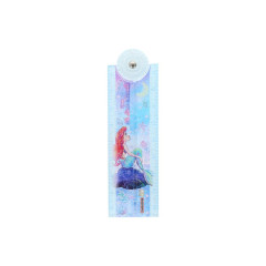 Japan Disney Folding Ruler 17cm - Ariel : Glitter Blue