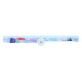 Japan Disney Folding Ruler 17cm - Ariel : Glitter Blue - 2