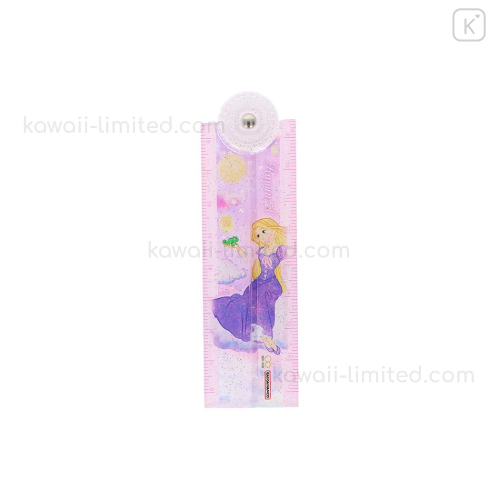 Disney - りり Japan Disney Folding Ruler 17cm - Rapunzel : Glitter Pink