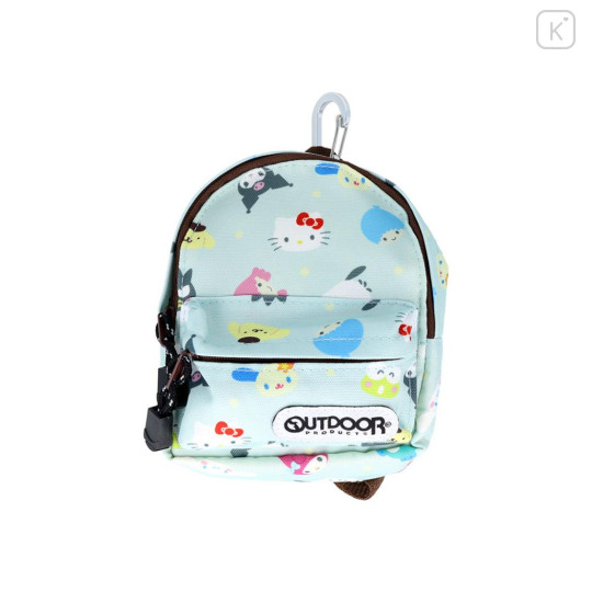 Japan Sanrio Outdoor Backpack Bag Pen Case - Characters Mint - 1