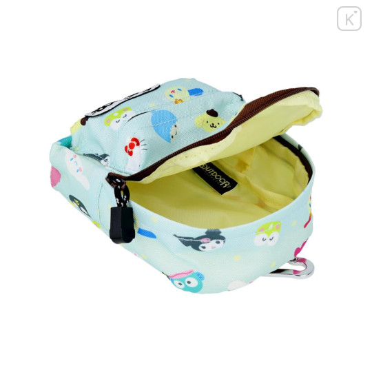 Japan Sanrio Outdoor Backpack Bag Pen Case - Characters Mint - 3