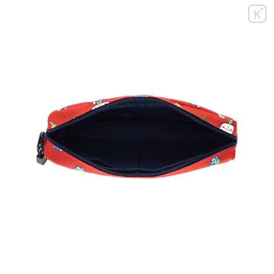 Japan Sanrio Outdoor Pen Case - Hello Kitty & Hello Mimmy : Red - 3