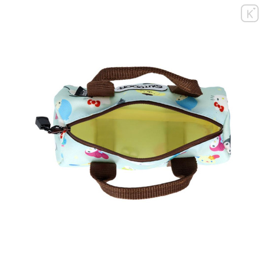 Japan Sanrio Outdoor Boston Bag Pen Case - Characters Mint - 3