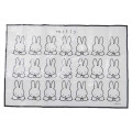 Japan Miffy Picnic Blanket Leisure Sheet - Miffy : B&W - 1