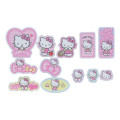 Japan Sanrio Die-cut Flake Seal Sticker Pack - Hello Kitty : Pink - 3