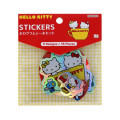 Japan Sanrio Die-cut Flake Seal Sticker Pack - Hello Kitty & Hello Mimmy : Hologram - 1