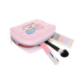 Japan Sanrio Quilted Cosmetic Pouch - Little Twin Stars : Pink - 4
