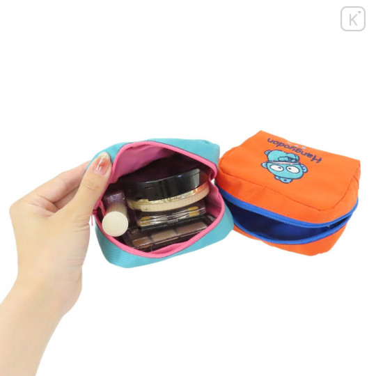 Japan Sanrio Fluffy Embroidered Cosmetic Pouch - Cinnamoroll : Sitting - 3