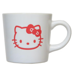 Japan Sanrio Ceramic Mug - Hello Kitty : Face Drawing