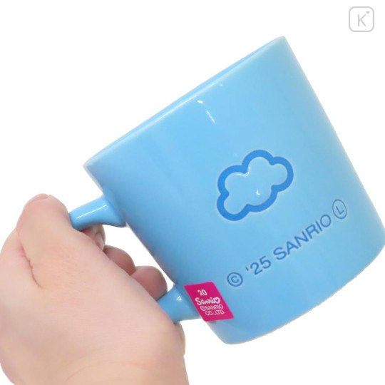 Japan Sanrio Ceramic Mug - Cinnamoroll : Face Drawing - 2