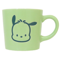 Japan Sanrio Ceramic Mug - Pochacco : Face Drawing