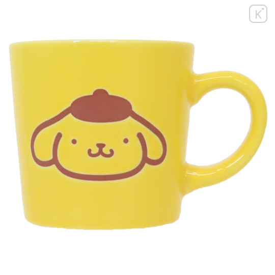 Japan Sanrio Ceramic Mug - Pompompurin : Face Drawing - 1
