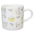 Japan Peanuts Porcelain Mug - Snoopy : Openwork Hotarude Light Shine Good Night - 1