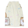 Japan San-X Kids Wrap Towel 80cm - Sumikko Gurashi : Cookies Light Yellow - 2