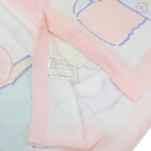 Japan San-X Kids Wrap Towel 80cm - Sumikko Gurashi : Baby Pink - 4