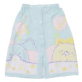 Japan San-X Kids Wrap Towel 60cm - Sumikko Gurashi : Baby Blue - 2