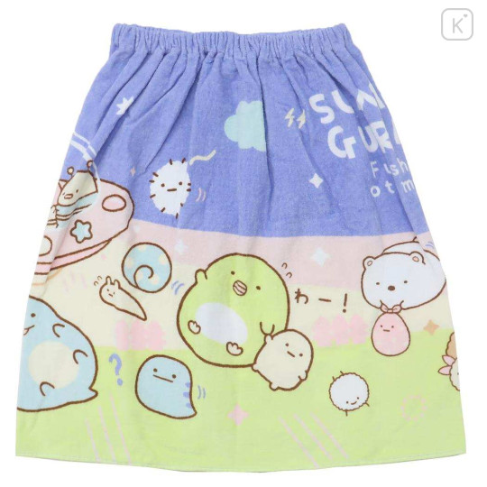 Japan San-X Kids Wrap Towel 60cm - Sumikko Gurashi : Mysterious Friends - 1