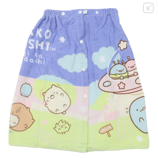 Japan San-X Kids Wrap Towel 60cm - Sumikko Gurashi : Mysterious Friends - 2
