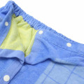 Japan Disney Kids Wrap Towel 80cm - Mickey : Blue Hey - 3