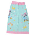 Japan Disney Kids Wrap Towel 80cm - Minnie : Turquoise - 2