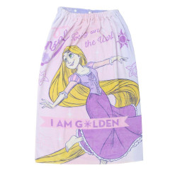 Japan Disney Kids Wrap Towel 80cm - Rapunzel : Light Purple