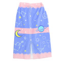 Japan Disney Kids Wrap Towel 80cm - Minnie : Purple Pink - 2