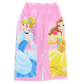 Japan Disney Kids Wrap Towel 80cm - Disney Princess : Pink - 2