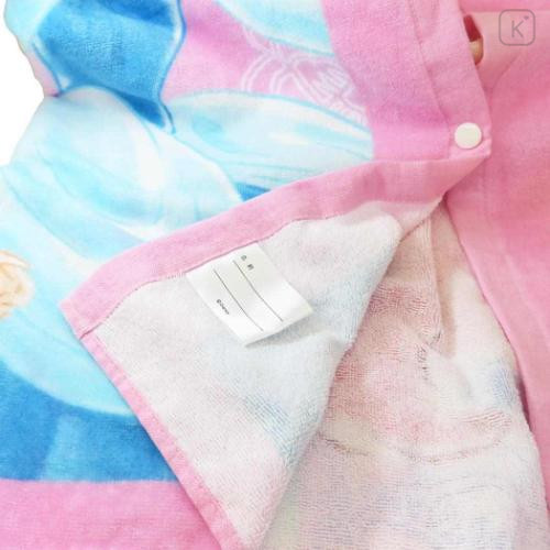 Japan Disney Kids Wrap Towel 80cm - Disney Princess : Pink - 4