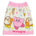 Japan Kirby Kids Wrap Towel 60cm - Kirby & Waddle Dee : Light Yellow Pink - 1