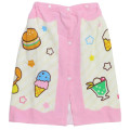 Japan Kirby Kids Wrap Towel 60cm - Kirby & Waddle Dee : Light Yellow Pink - 2