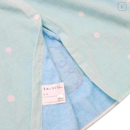Japan San-X Wrap Towel 100cm - Sumikko Gurashi : Fun Blue - 4