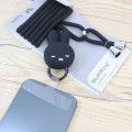 Japan Miffy Multi Ring Plus with Mascot Strap - Miffy : Mascot Relax Black - 2