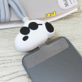 Japan Peanuts Multi Ring Plus with Mascot Strap - Snoopy : Joe Cool Grey - 2