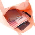 Japan Miffy Embroidered Mini Tote Bag - Miffy : Blossom Orange Pink - 3