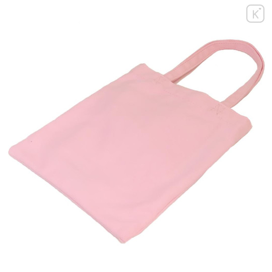 Japan Disney Embroidered Mini Tote Bag - Piglet : Pink - 2