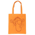Japan Disney Embroidered Mini Tote Bag - Tigger : Orange - 1