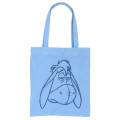 Japan Disney Embroidered Mini Tote Bag - Eeyore : Blue - 1