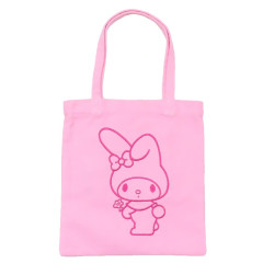 Japan Sanrio Embroidered Mini Tote Bag - My Melody : Pink