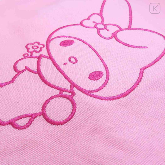 Japan Sanrio Embroidered Mini Tote Bag - My Melody : Pink - 2