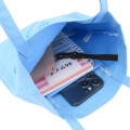 Japan Sanrio Embroidered Mini Tote Bag - Cinnamoroll : Blue - 3
