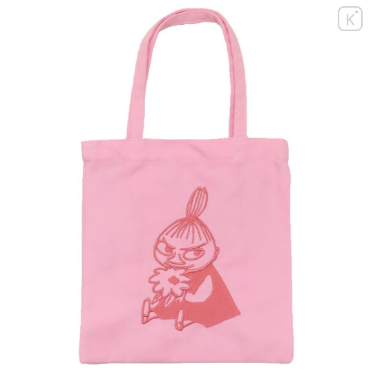 Japan Moomin Embroidered Mini Tote Bag - Little My : Pink - 1