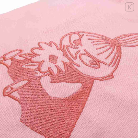 Japan Moomin Embroidered Mini Tote Bag - Little My : Pink - 2