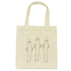 Japan Moomin Embroidered Mini Tote Bag - Hattifatteners : Beige