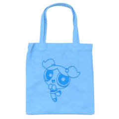 Japan The Powerpuff Girls Embroidered Mini Tote Bag - Bubbles Blue