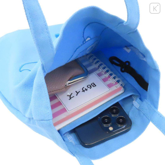 Japan The Powerpuff Girls Embroidered Mini Tote Bag - Bubbles Blue - 3