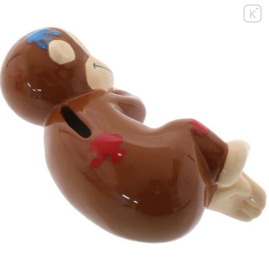 Japan Curious George Piggy Bank - Sleeping - 2