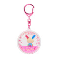 Japan Sanrio Floating Sequins Keychain - Usahana : Smile - 2