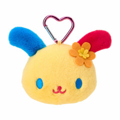 Japan Sanrio Plush Mirror - Usahana : Smile